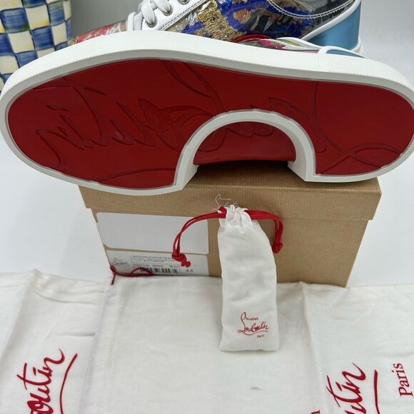 Men's Christian Louboutin adolon trash, limited edition sneaker size 44 - Picture 6 of 10